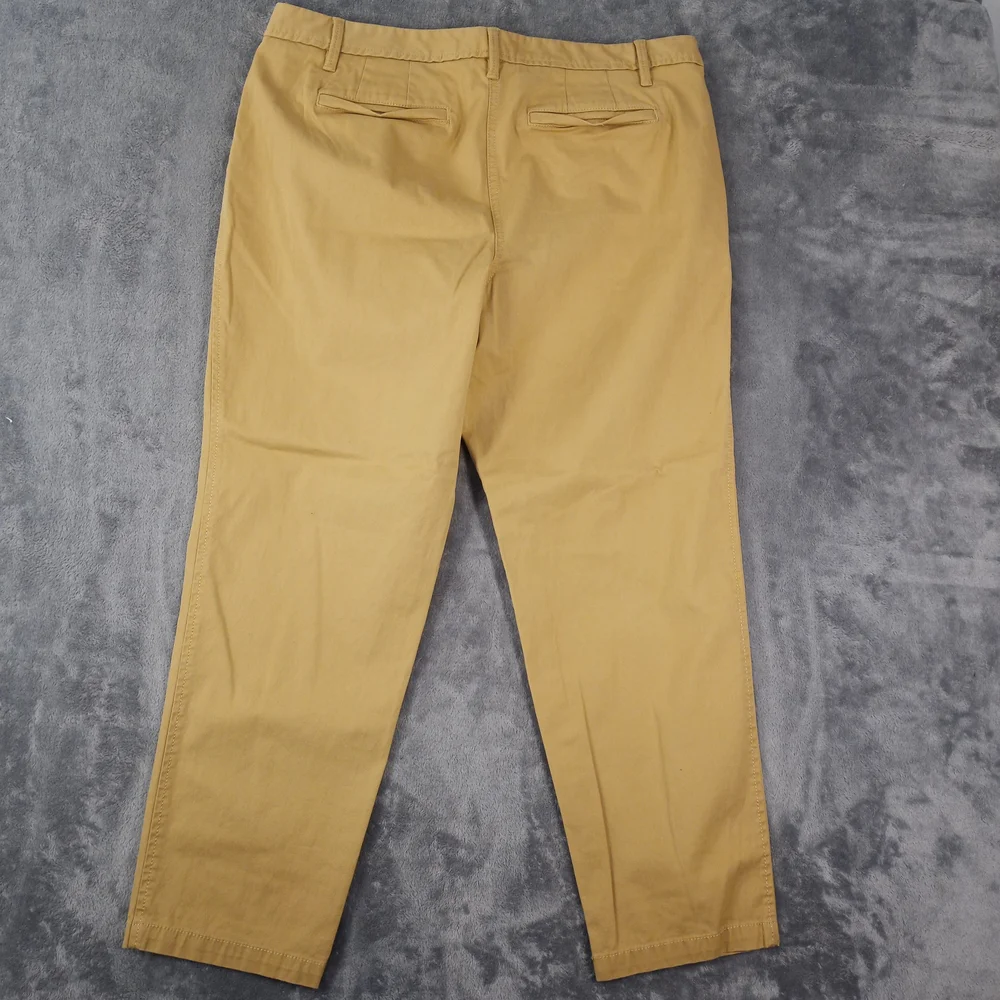 Talbots Women's  Straight Relaxed Chinos in Khakis Pants Size 12p - Picture 10 of 16